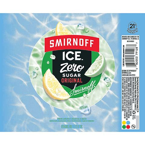 Smirnoff Ice Zero Sugar Original by Smirnoff, beer label