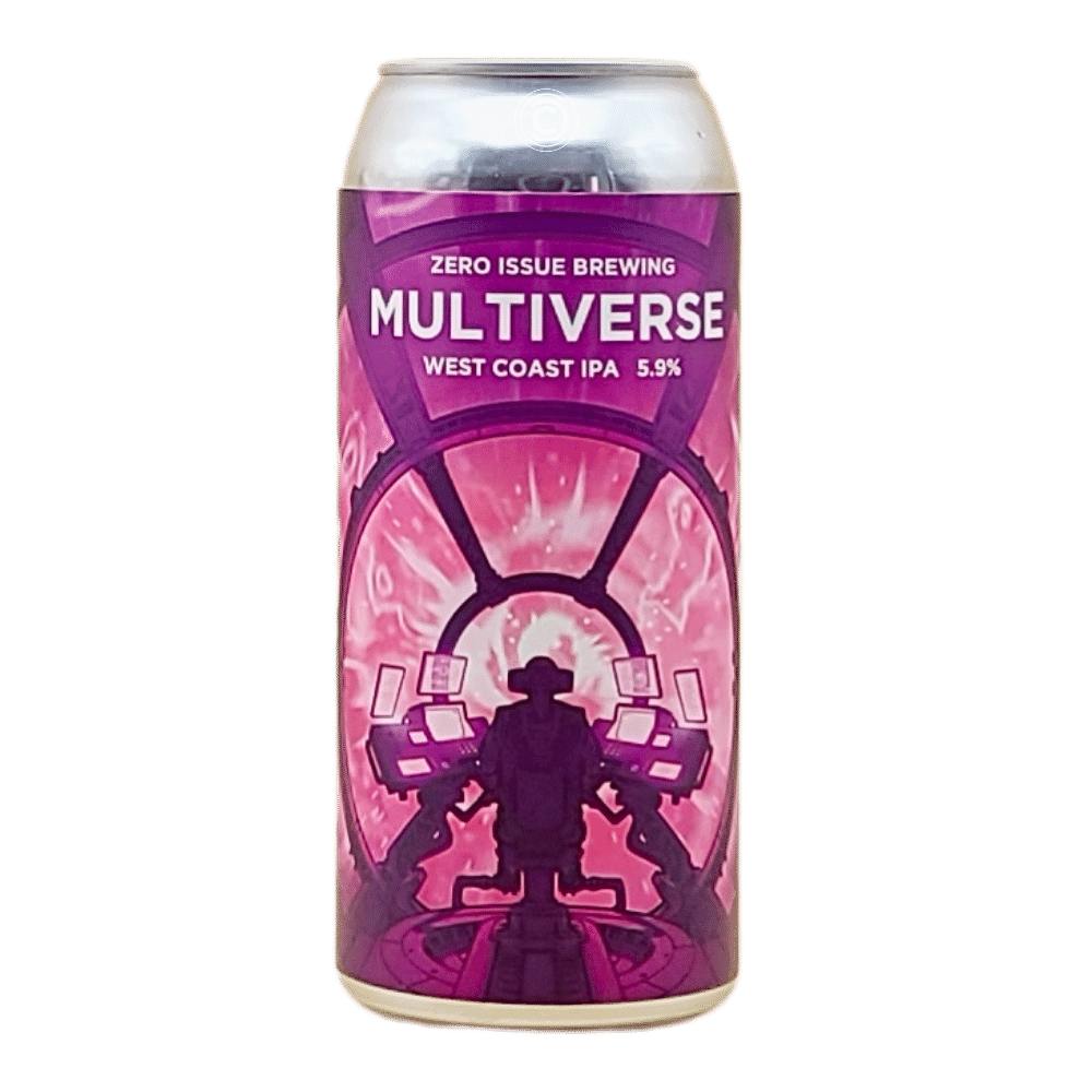 Multiverse West Coast IPA by Zero Issue Brewing, beer label