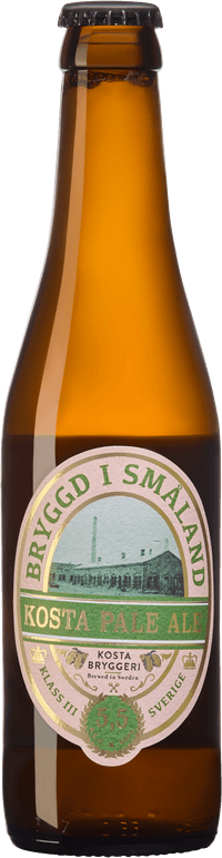 Kosta Pale Ale by Kosta boda art hotel, beer label