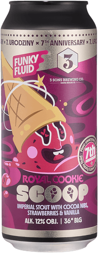Funky Fluid Royal Cookie Scoop by Browar Funky Fluid, beer label