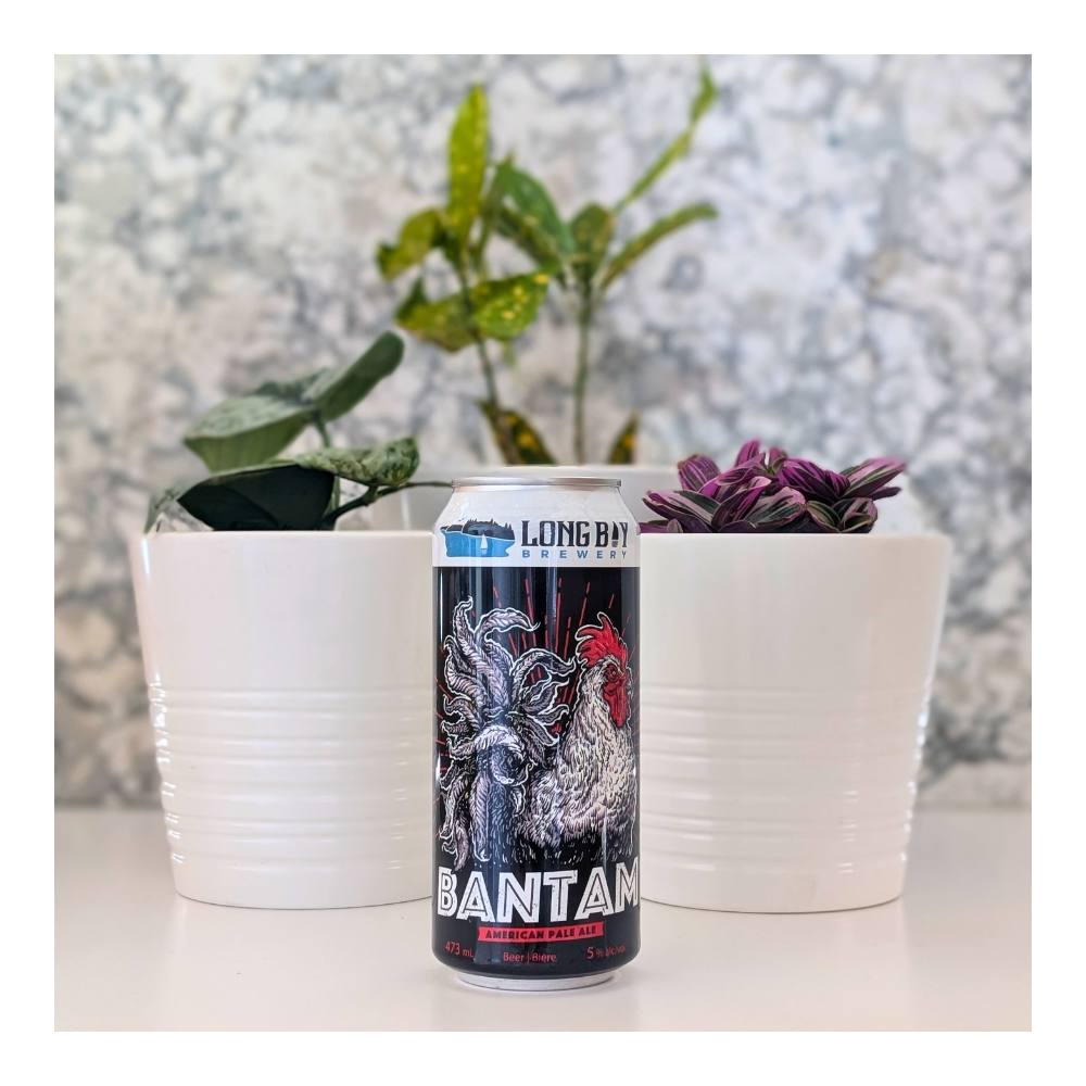 Bantam American Pale Ale by Long Bay Brewery, beer label