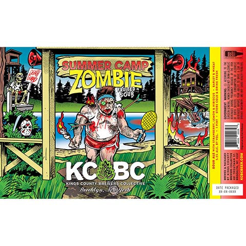 Kings County Brewers Collective Summer Camp Zombie Fruited Sour by Kings County Brewers Collective, beer label