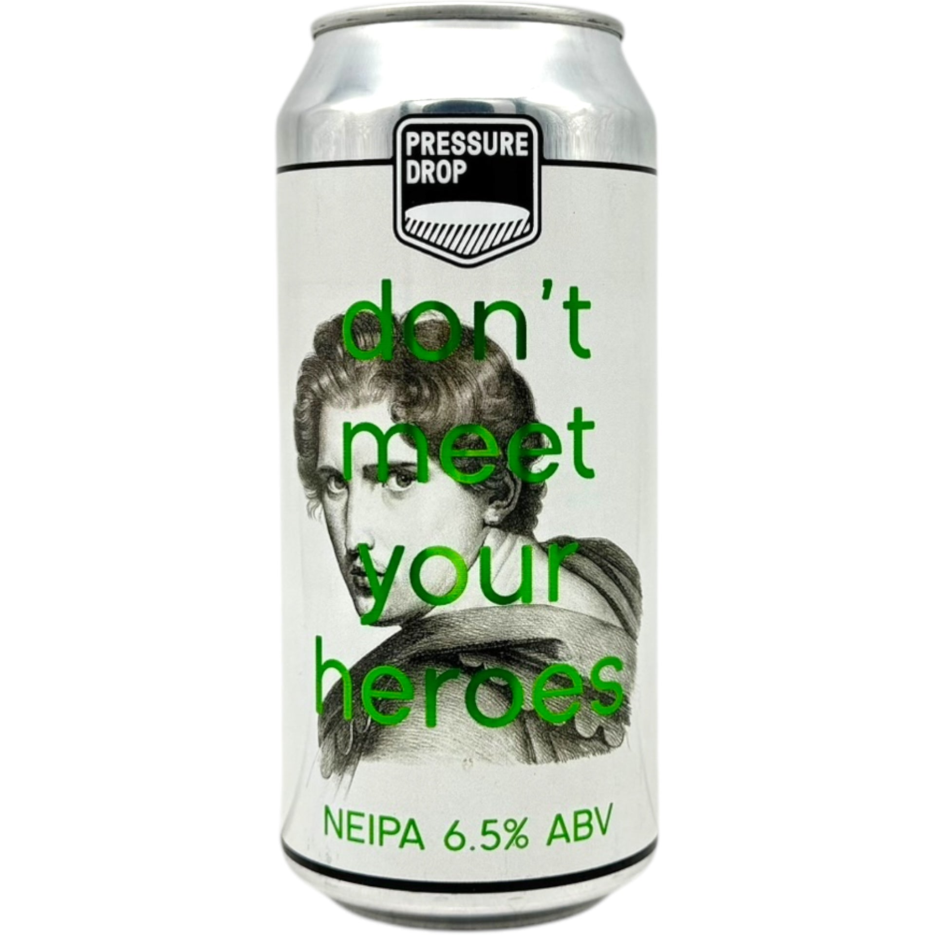 Pressure Drop Don't Meet Your Heroes by Pressure Drop Brewing, beer label