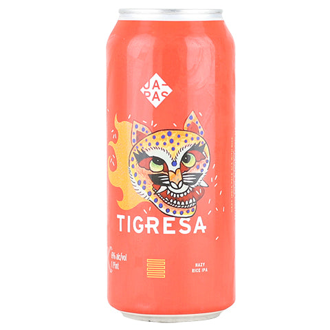 Japas Tigresa Hazy Rice IPA by Japas Cervejaria, beer label
