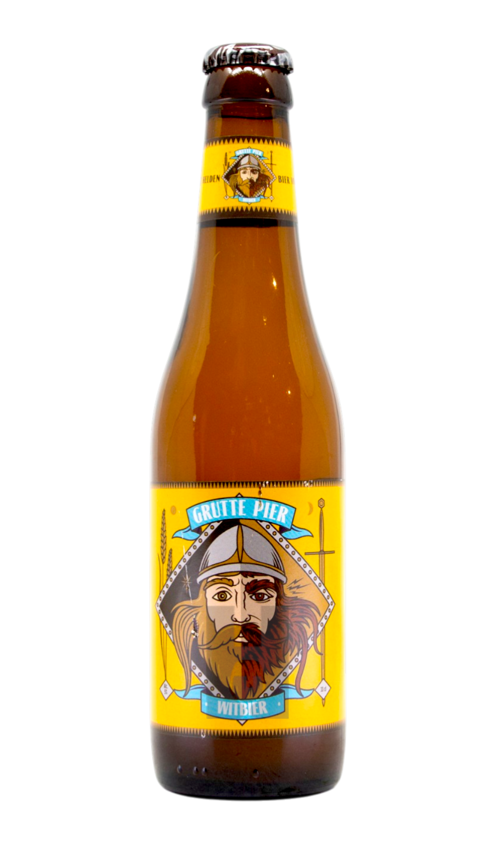 Grutte Pier Witbier by Grutte Pier Brouwerij, beer label