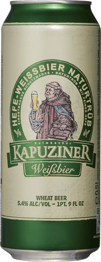Kapuziner Hefe-Weissbier by Kulmbacher Brauerei, beer label