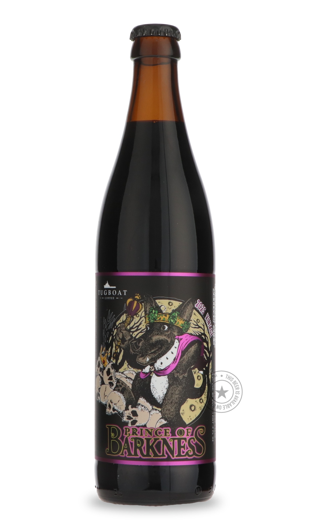 Prince of Barkness (2025) by Transient, beer label