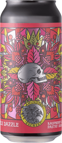 Razzle Dazzle Raspberry & Mango Pastry by Amundsen Bryggeri, beer label