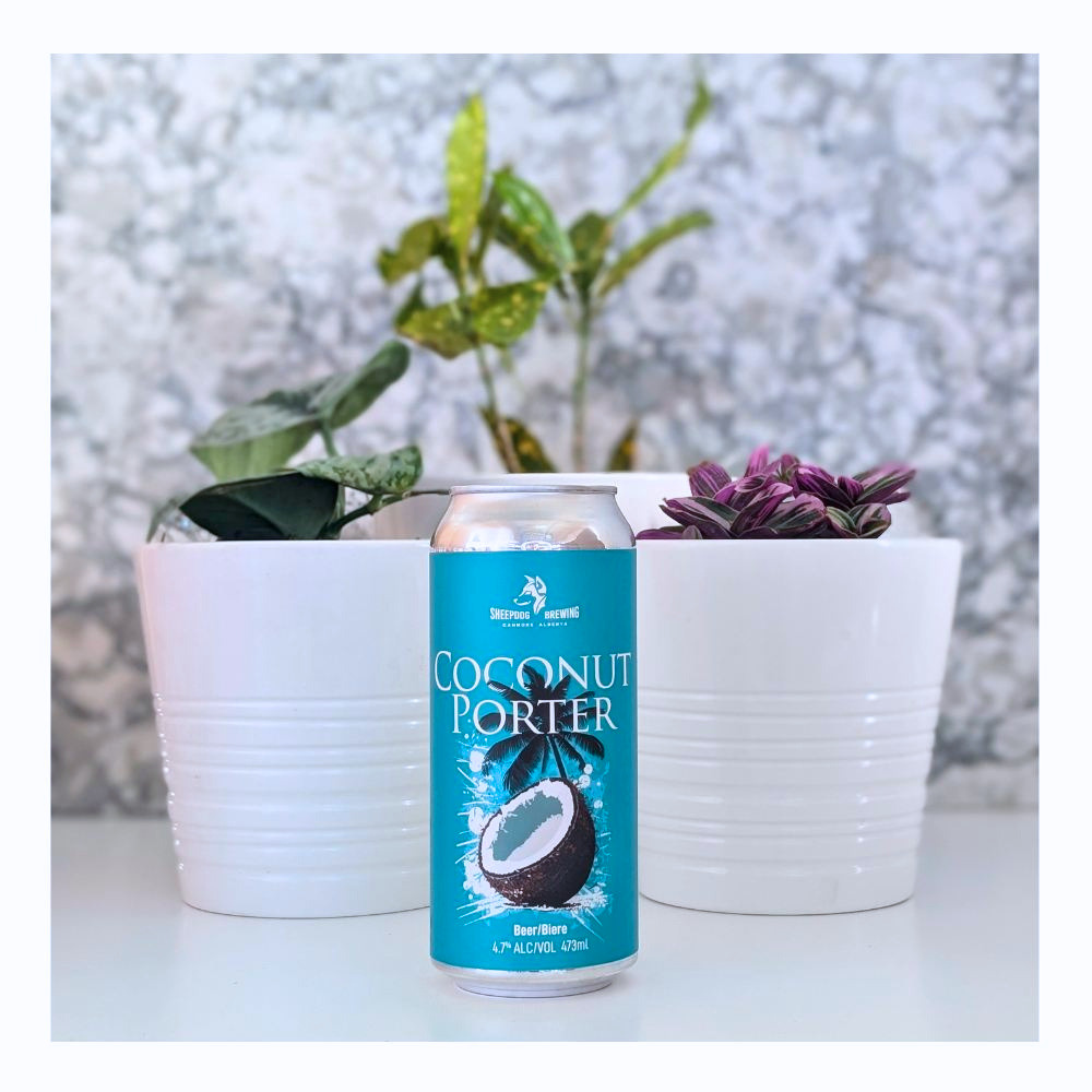 Coconut Porter by Sheepdog Brewing, beer label