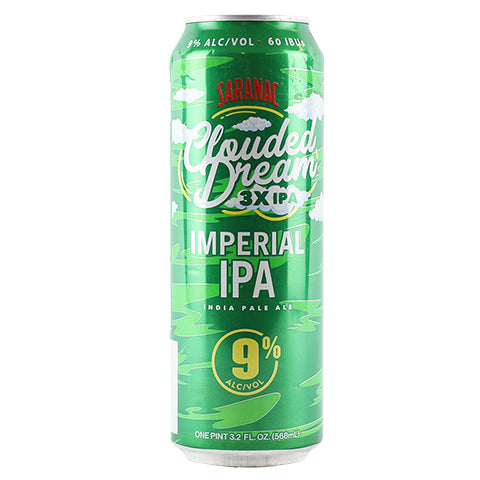 Saranac Clouded Dream 3X Imperial IPA by The F.X. Matt Brewing Company, beer label