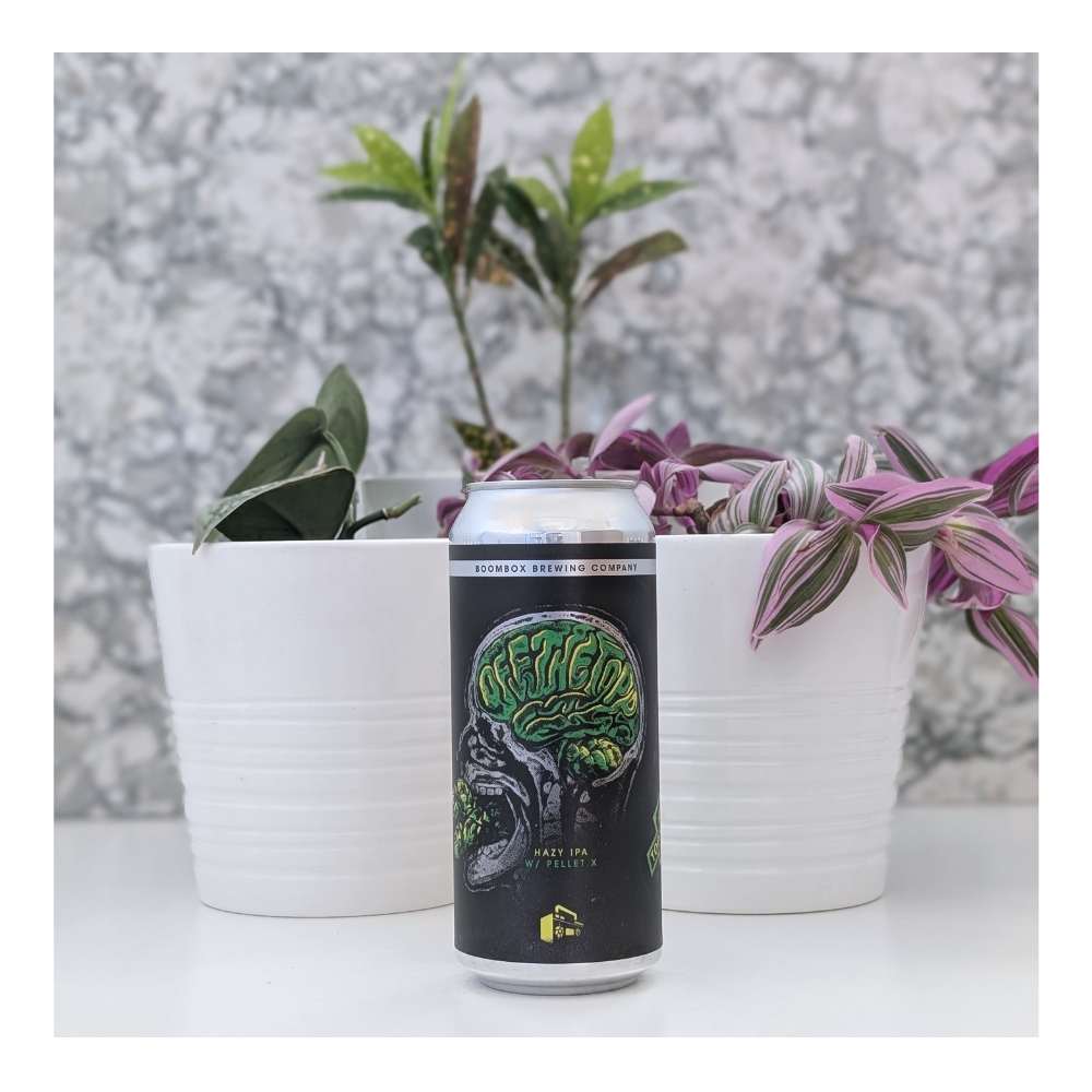 Off the Topp Hazy IPA by Boombox Brewing Company, beer label