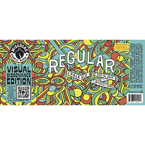 Wiseacre Regular Pale Ale by Wiseacre Brewing Co, beer label