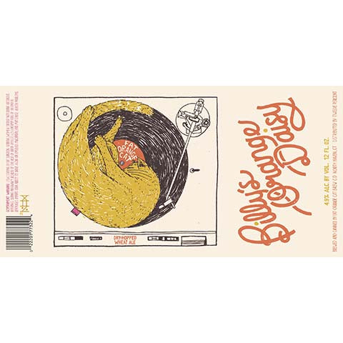 Fat Orange Cat Billy's Orange Daisy Dry-Hopped Wheat Ale by Fat Orange Cat Brew Co, beer label
