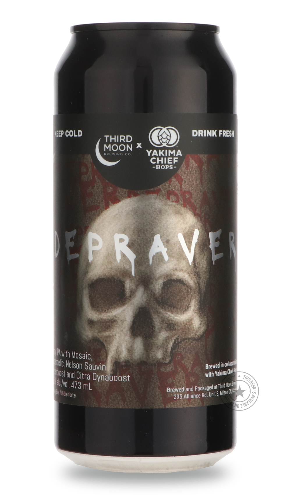 Depraver by Third Moon, beer label