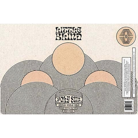 Little Blind Poly Sun IPA by Little Blind, beer label