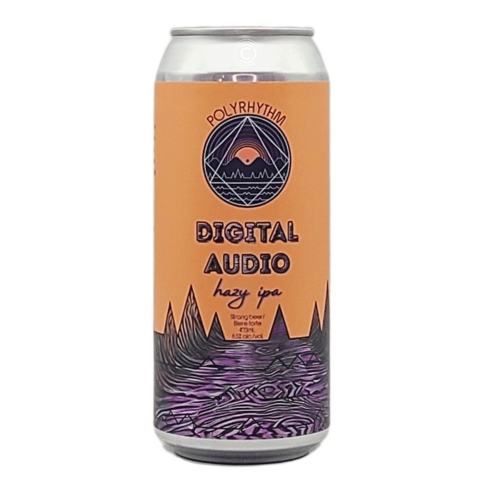 Digital Audio Hazy IPA by Polyrhythm Brewing, beer label