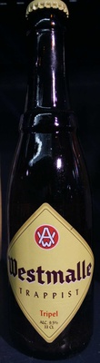 Westmalle tripel by Westmalle Brewery, beer label