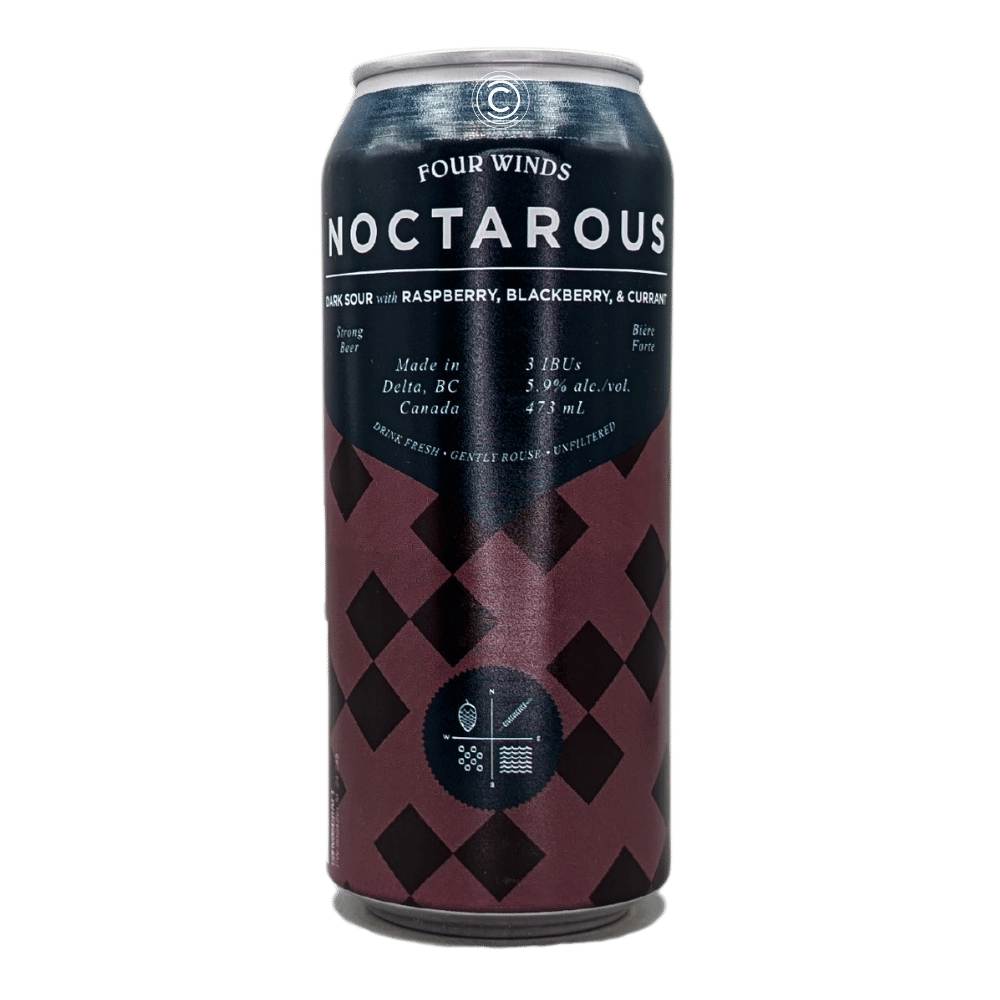 Co. Noctarous Dark Sour by Four Winds Brewing, beer label