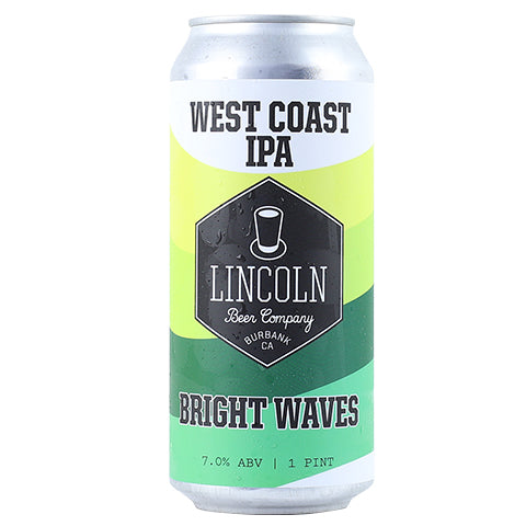 Lincoln Bright Waves West Coast IPA by Lincoln Beer Company, beer label