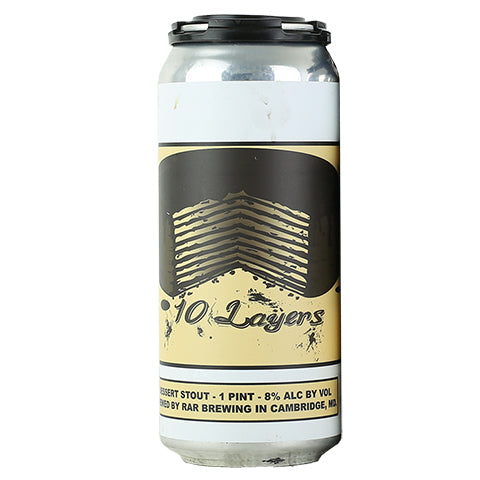 RAR 10 Layers Stout by RAR Brewing, beer label
