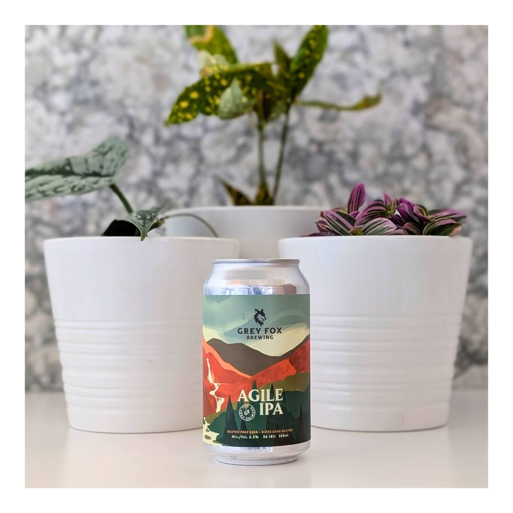 Agile IPA Gluten Free by Grey Fox Brewing, beer label