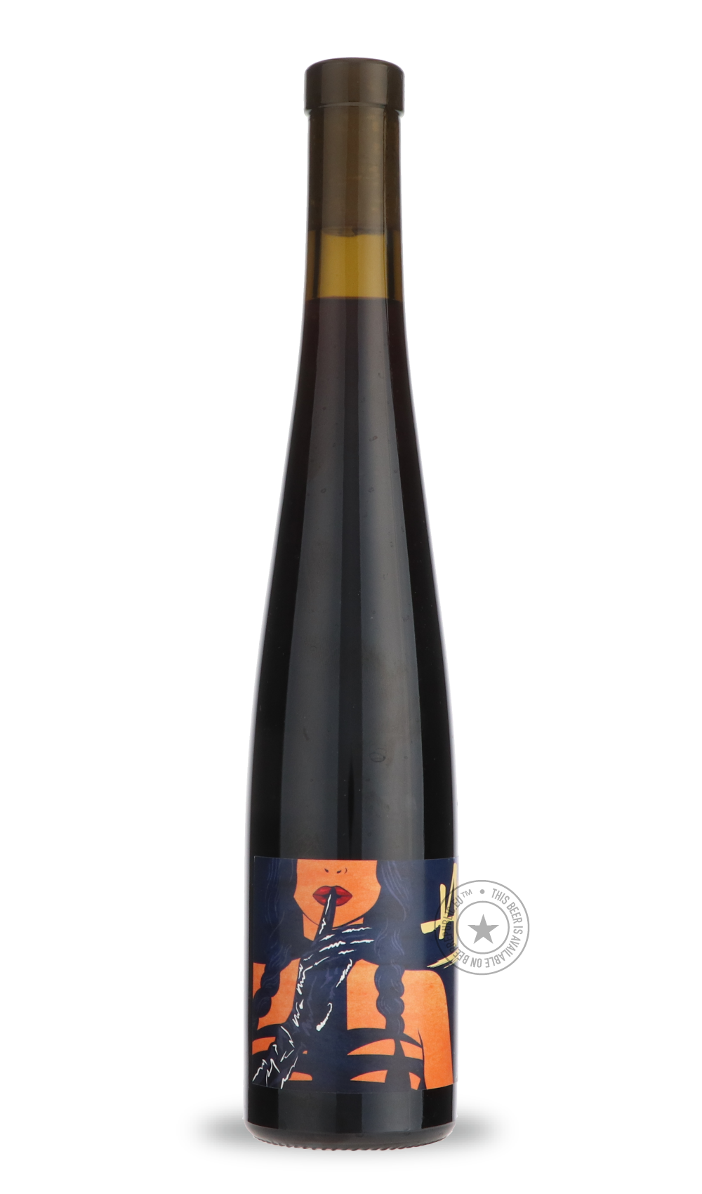 Bourbon Barrel Aged Amante by Superstition Meadery, beer label