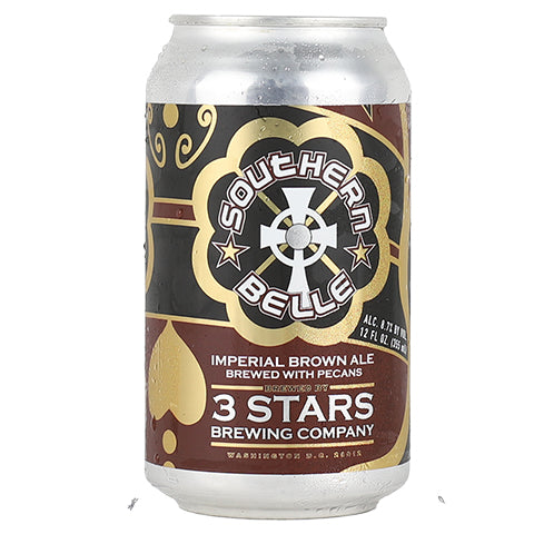 3 Stars Southern Belle Imperial Brown Ale by 3 Stars Brewing Company, beer label