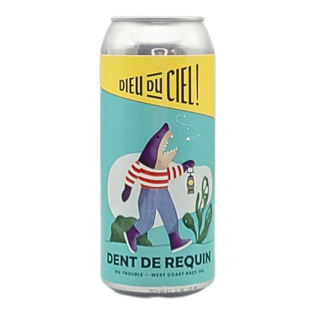 Dent de Requin West Coast Hazy IPA by Dieu du Ciel!, beer label
