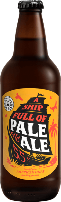 A ship Full of Pale Ale by Hellefors Bryggeri, beer label