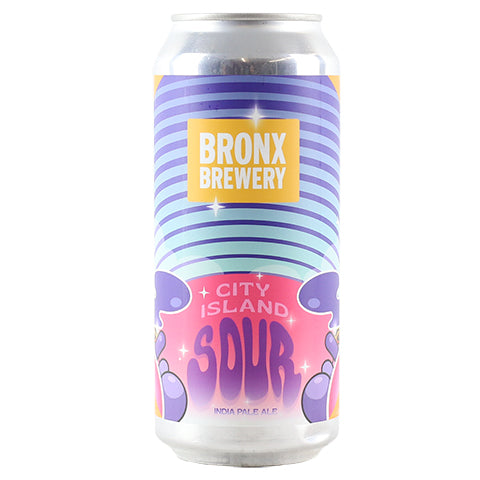 Bronx City Island Sour IPA by Bronx Brewery, beer label