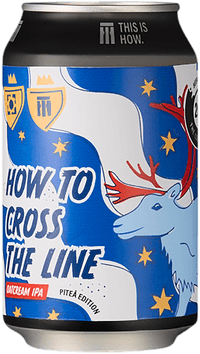 To Cross The Line by This Is How, beer label