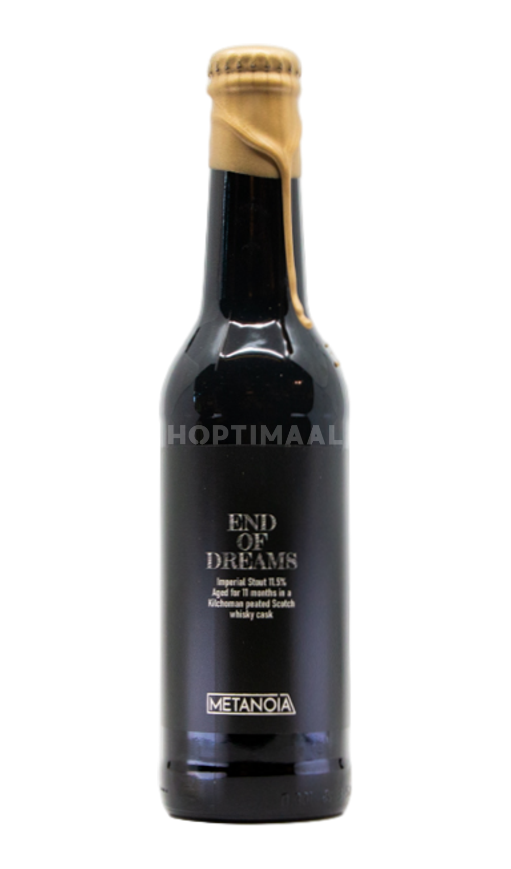Metanoia End of Dreams - Kilchoman BA by Metanoia Brewing, beer label