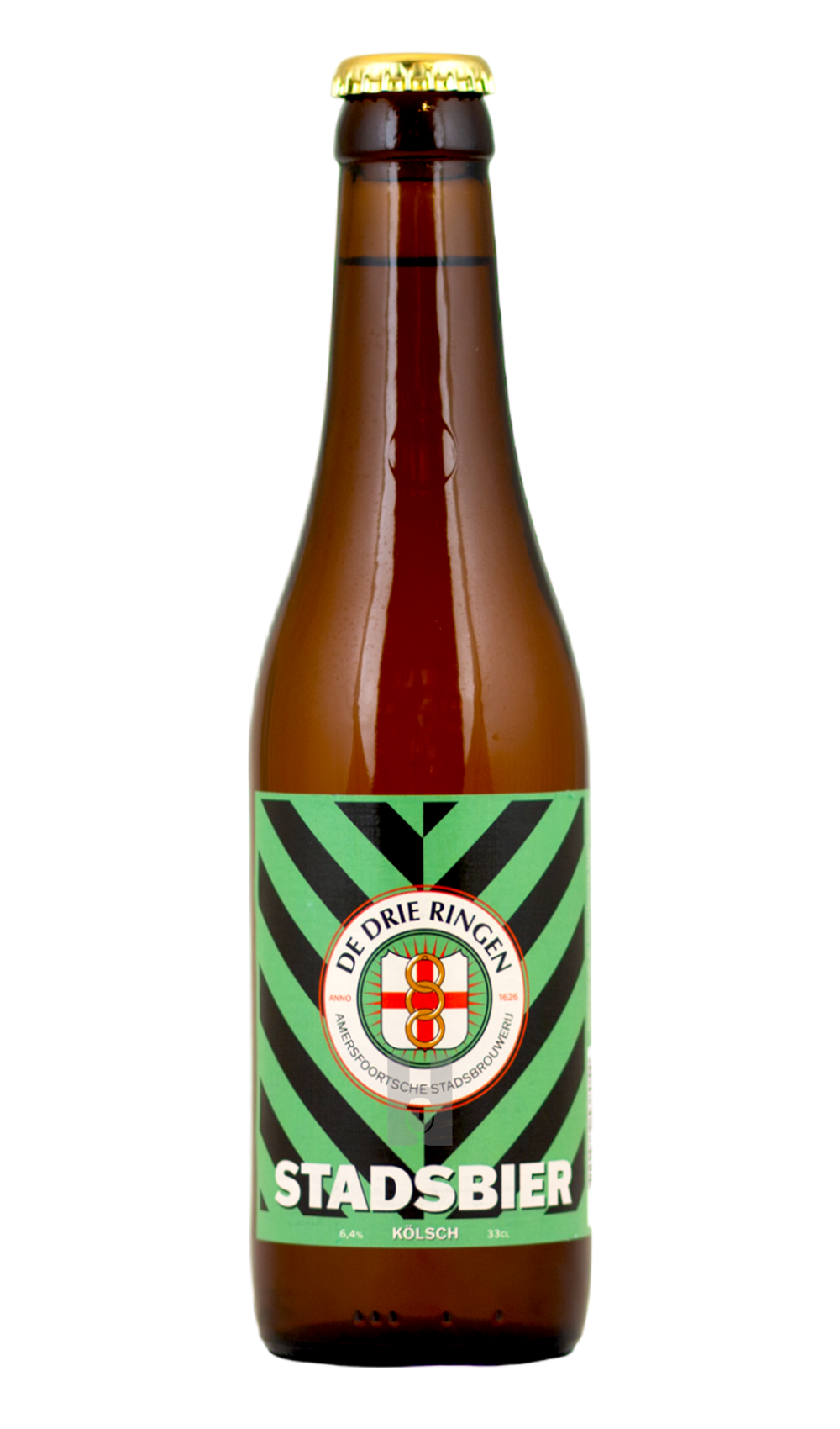 De Drie Ringen Stadsbier by De Drie Ringen, beer label