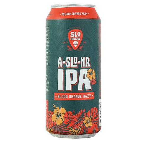 Slo Brew A-SLO-Ha Blood Orange Hazy IPA by Slo Brew, beer label