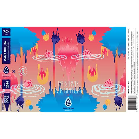 Ever Grain Preserves In Perpetuity IPA by Ever Grain Brewing Co, beer label