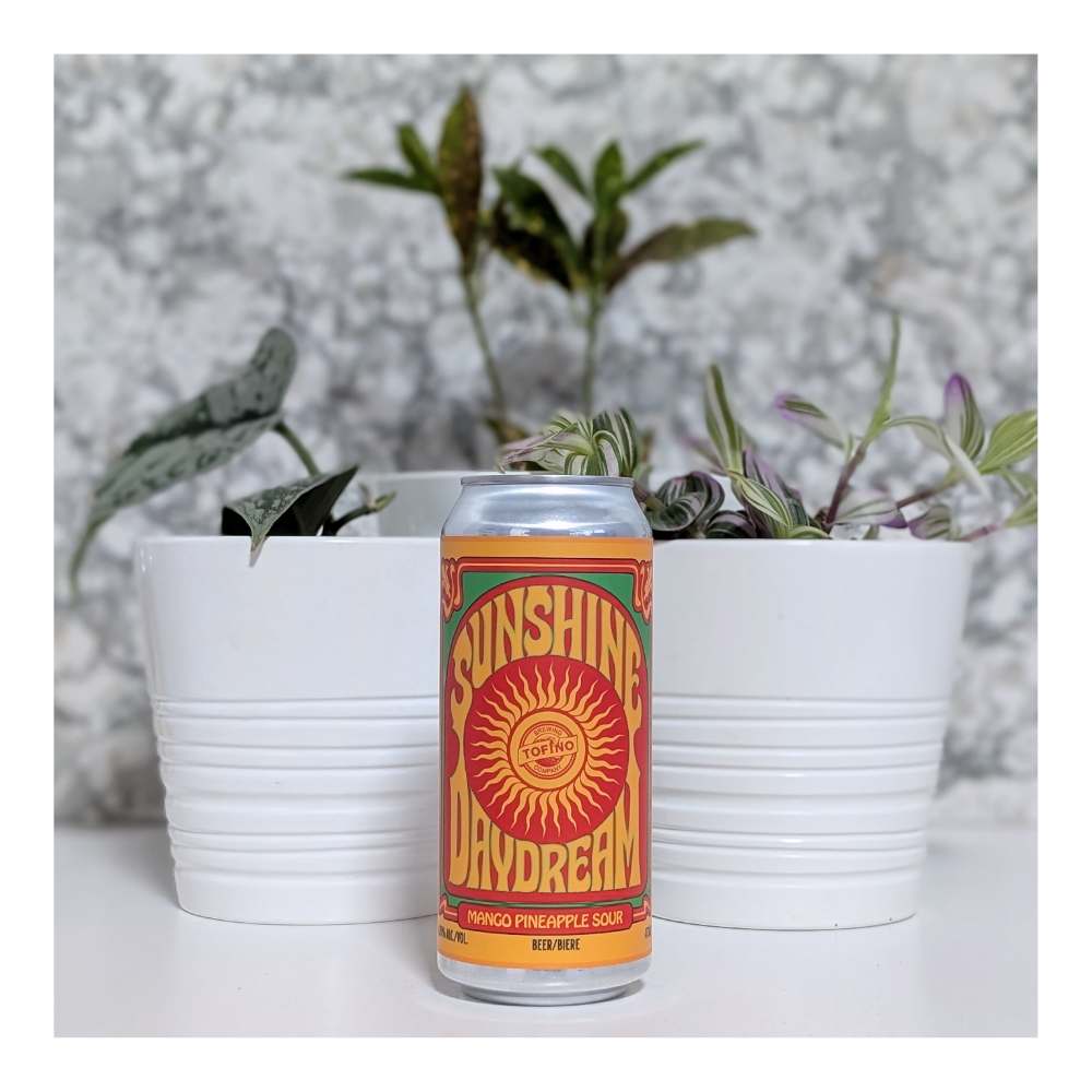 Sunshine Daydream Mango Pineapple Sour by Tofino Brewing Co., beer label