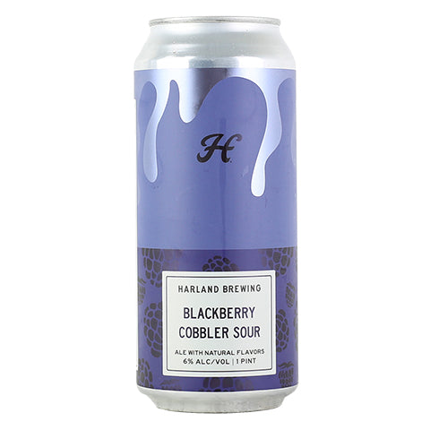 Harland Blackberry Cobbler Sour by Harland Brewing Co, beer label