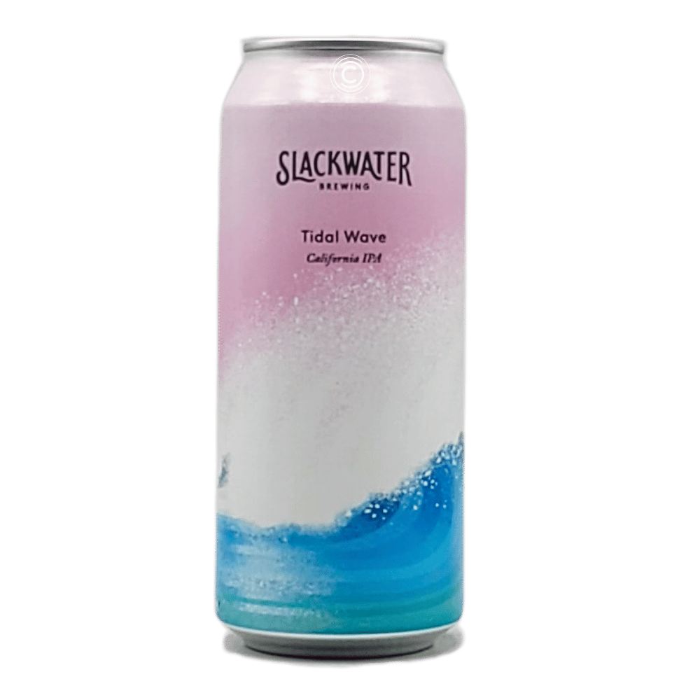 Tidal Wave California IPA by Slackwater Brewing, beer label