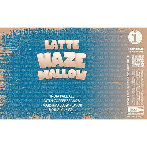 Imprint Beer Latte Maze Mallow IPA by Imprint Beer Company, beer label