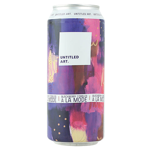 Untitled Art Blackberry Cobbler A La Mode Sour Ale by Untitled Art, beer label