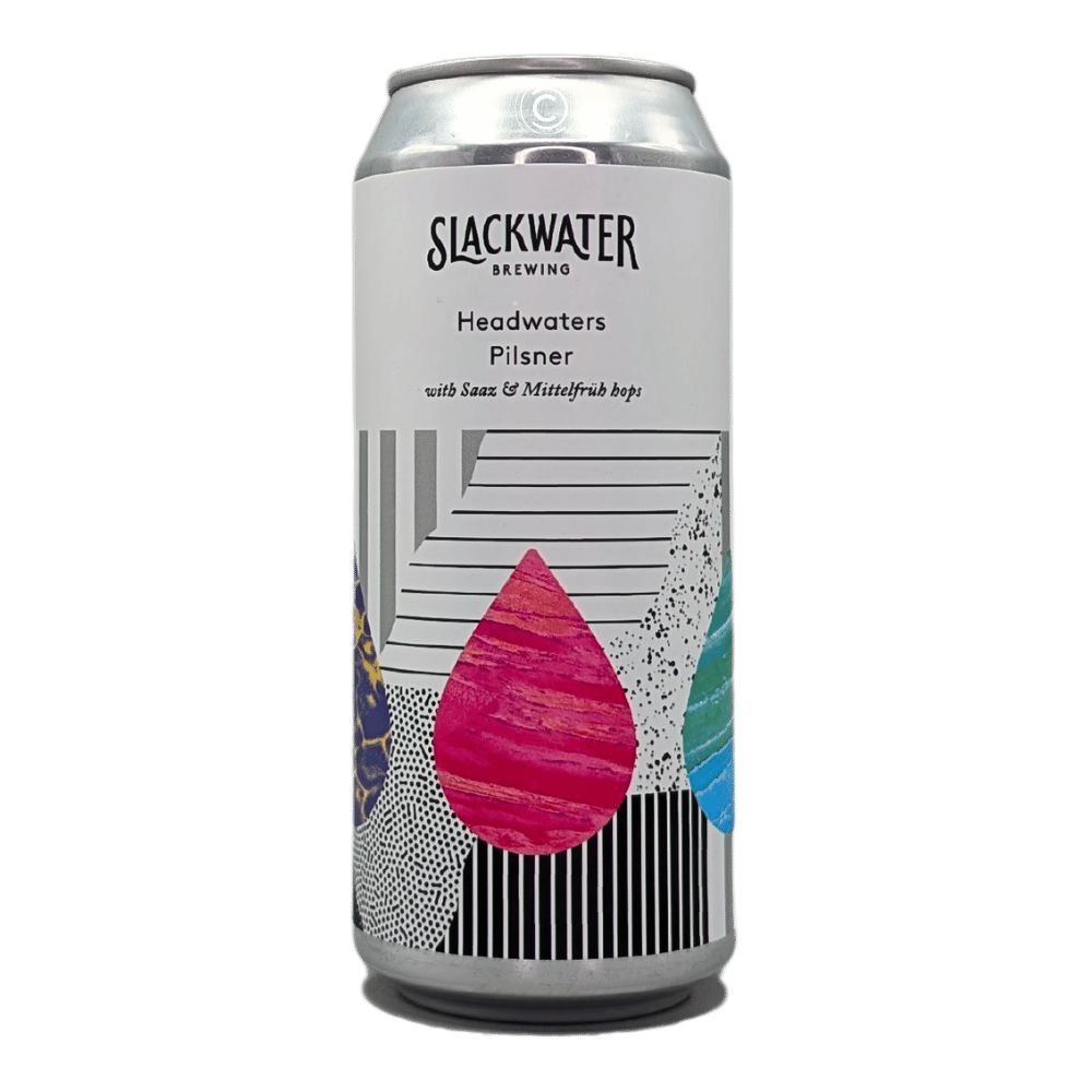 Headwaters by Slackwater Brewing, beer label