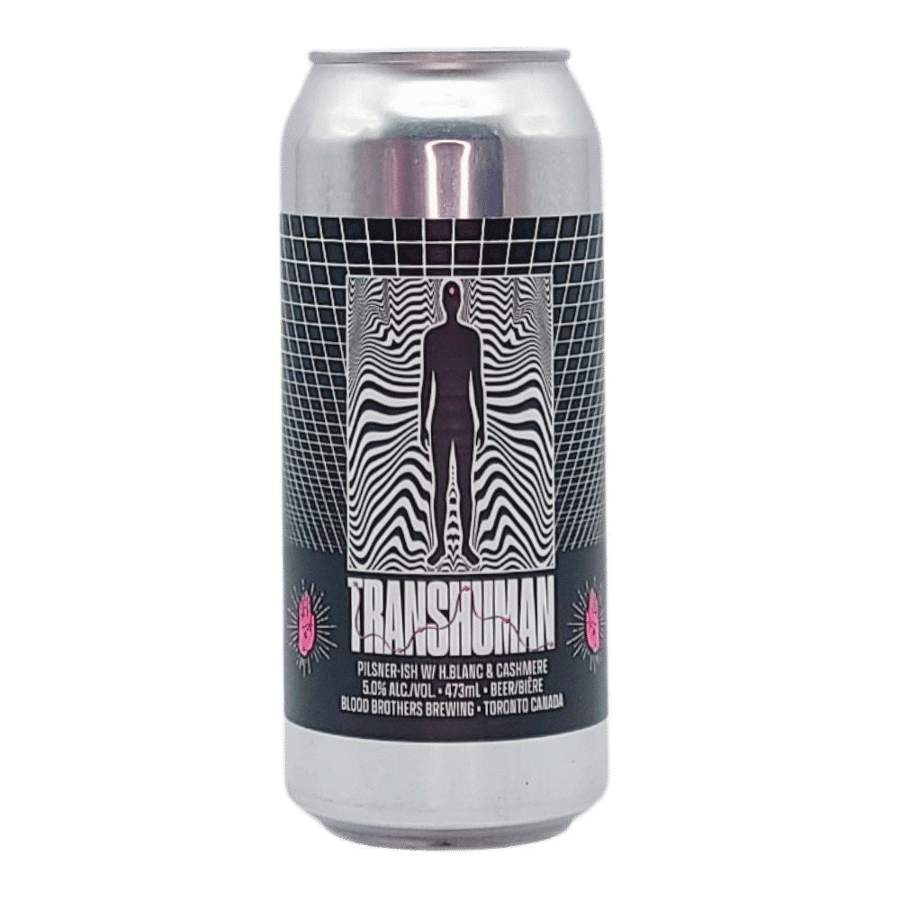 Transhuman Pilsner-ish by Blood Brother Brewing, beer label