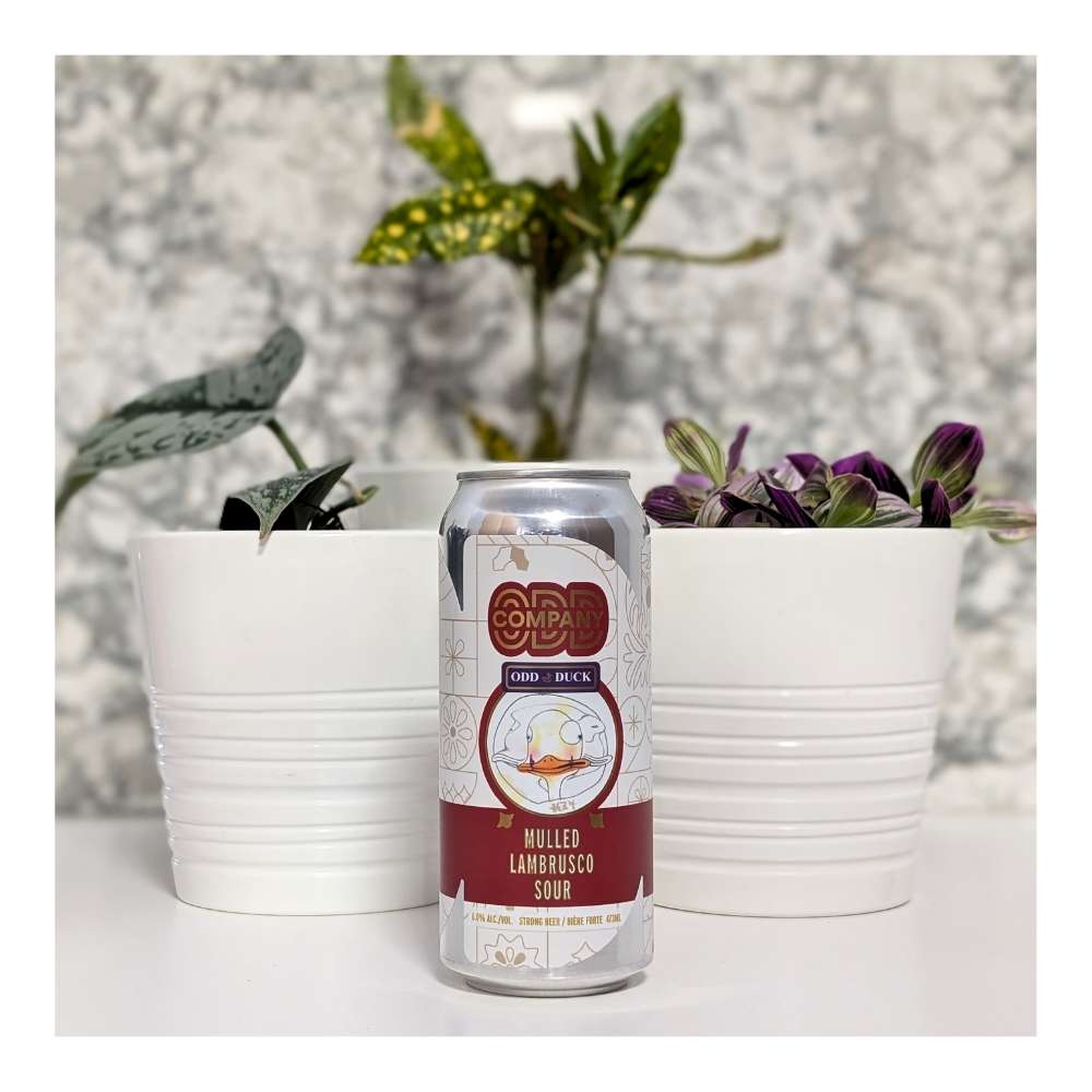 Mulled Lambrusco Sour by Odd Company Brewing, beer label