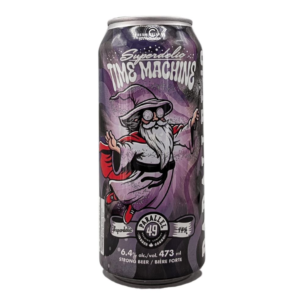 Parallel 49 Brewing Superdelic Time Machine Hazy IPA by Parellel 49 Brewing, beer label