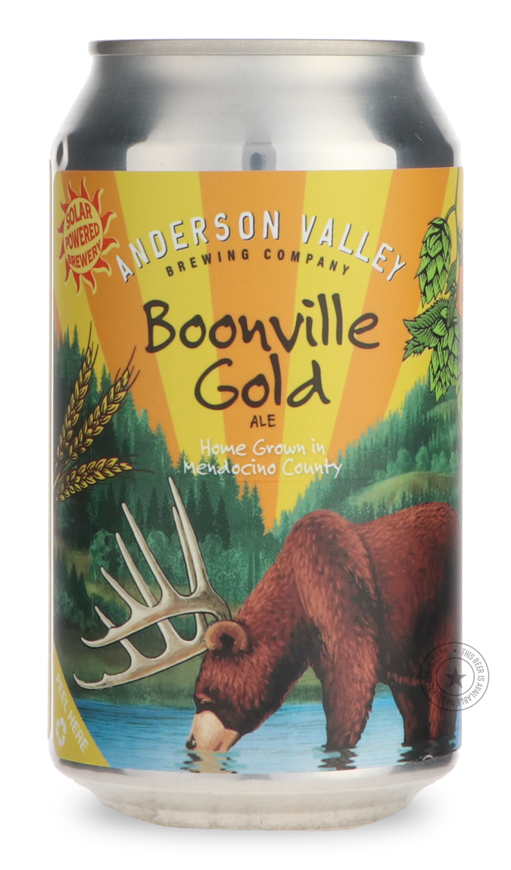 Boonville Gold by Anderson Valley Brewing Company, beer label