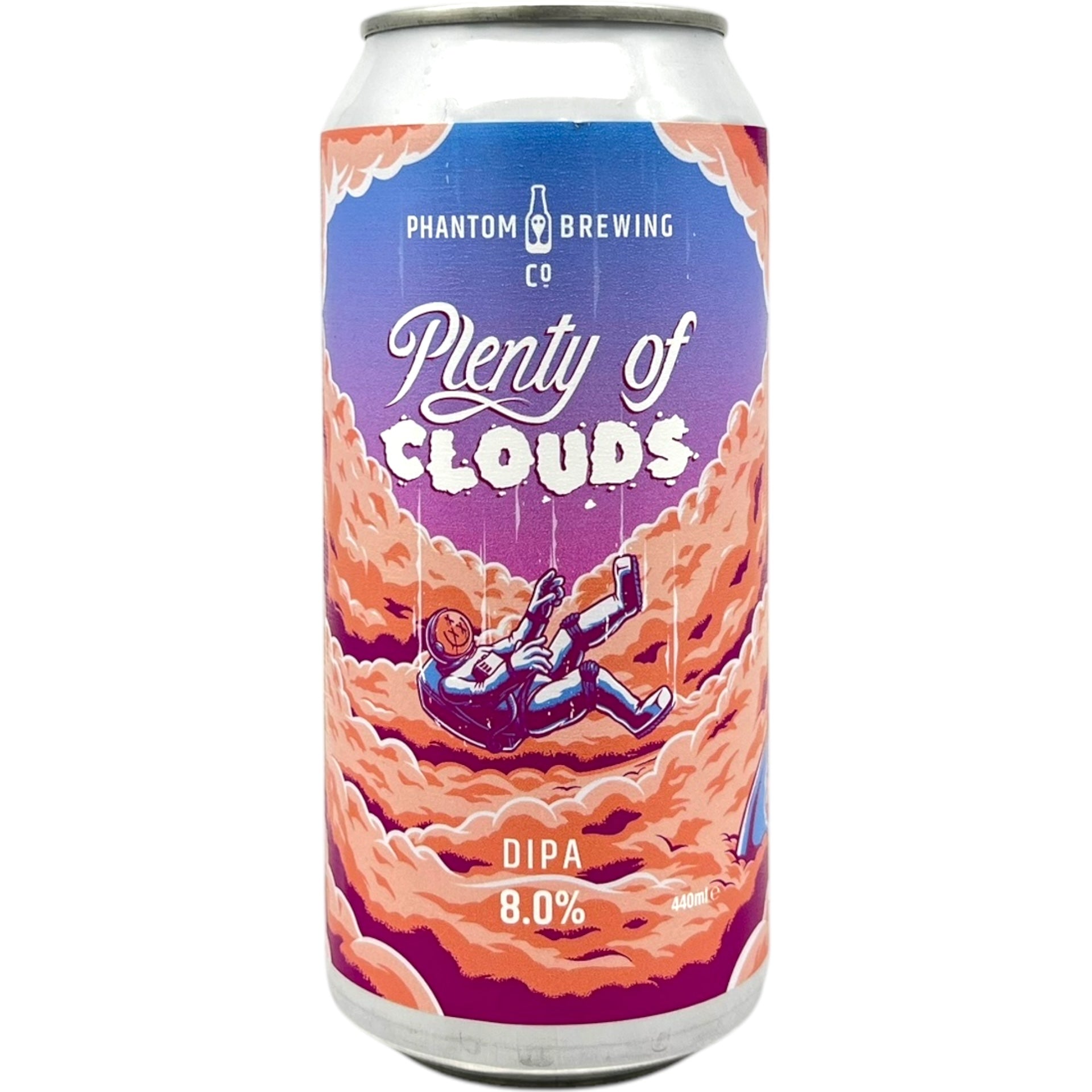 Phantom Plenty Of Clouds by Phantom Brewing Co., beer label