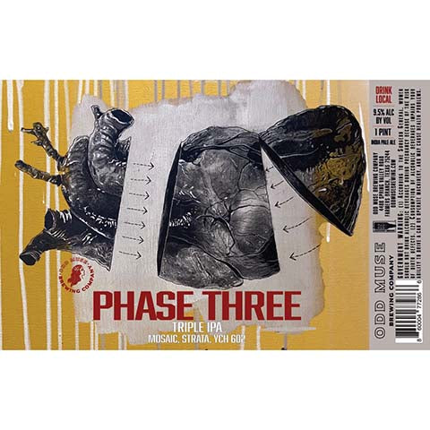 Odd Muse Phase Three TIPA by Odd Muse Brewing Co., beer label