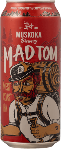 Mad Tom by Muskoka Brewery, beer label