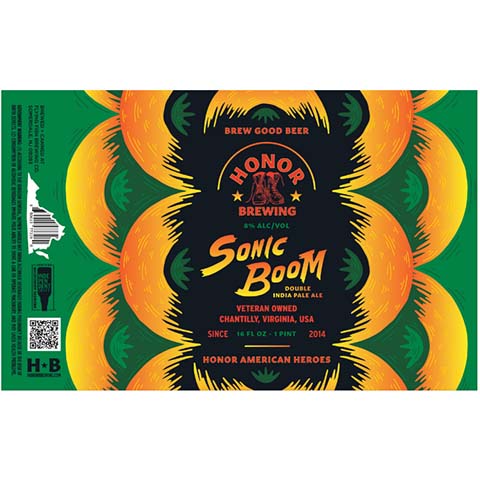 Flying Fish Sonic Boom DIPA by Flying Fish Brewing Co, beer label