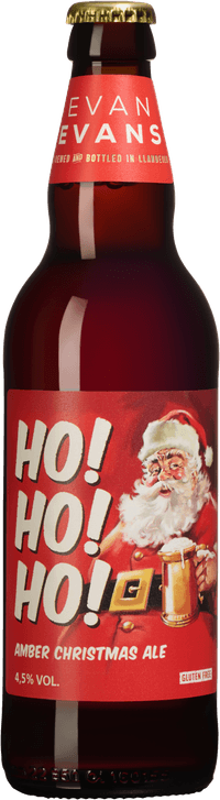 HO!HO!HO! Amber Christmas Ale Glutenfri by Evan-Evans Brewery, beer label